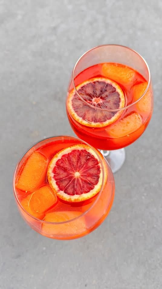 Cocktails at the bar